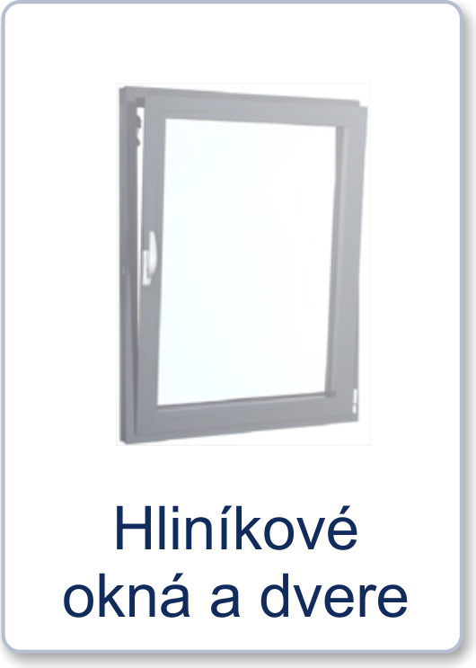 Hliníkové okná a dvere