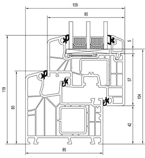 Auplast8000 komorovySystem